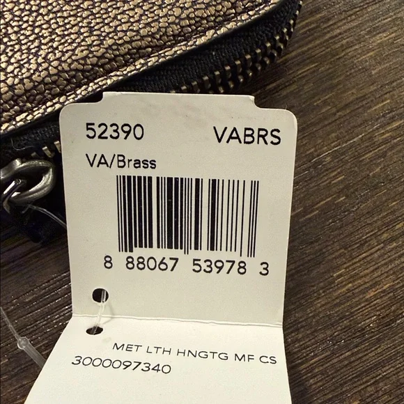 Coach Metallic Gold Hangtag Wallet Bagcharm - Picture 6 of 6